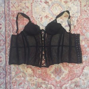Victoria’s Secret 32C black corset LIKE NEW